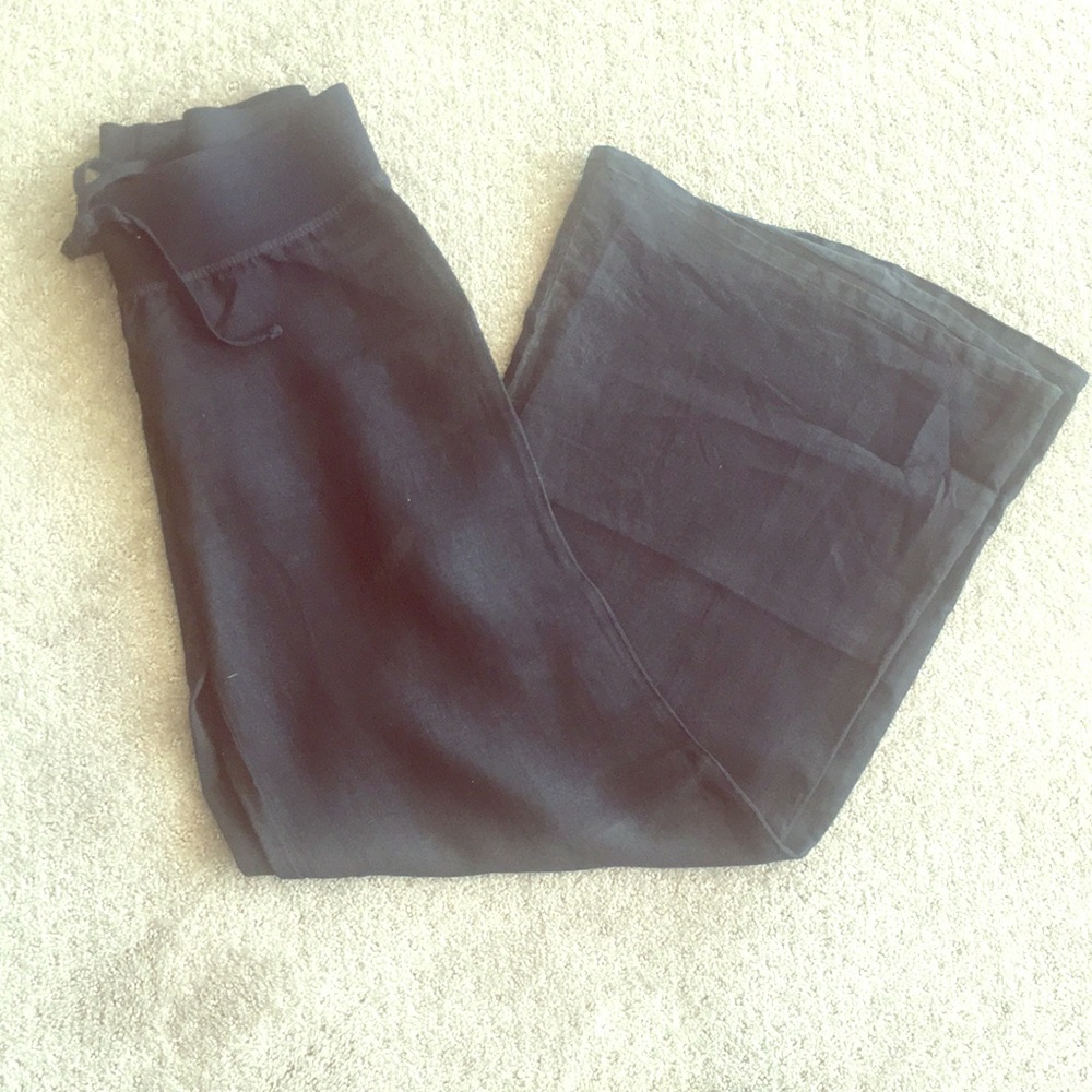 Black Linen Pants